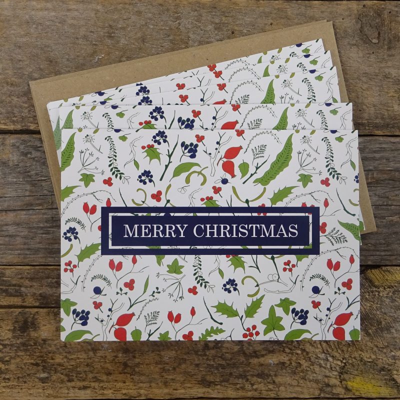 Christmas Winter pattern cards